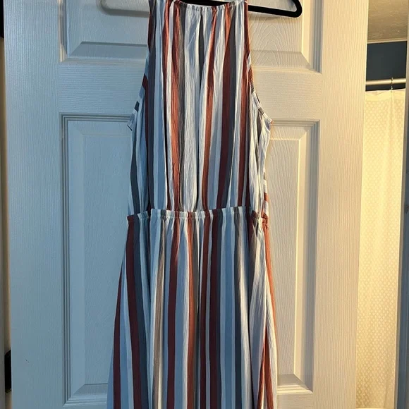 NWOT Market & Spruce Multicolor Striped Dress Size L - Picture 6 of 7